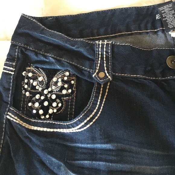 Lane Bryant dark blue skinny jeans NWOT - Picture 4 of 5