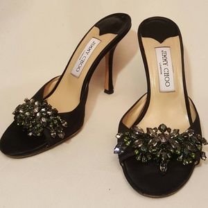 JIMMY CHOO elegant embellished high heels