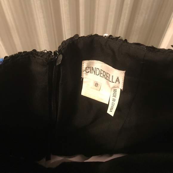 Homecoming/Formal black and white sequin dress - Picture 2 of 2