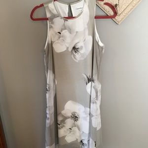 Calvin Klein above the knee floral dress
