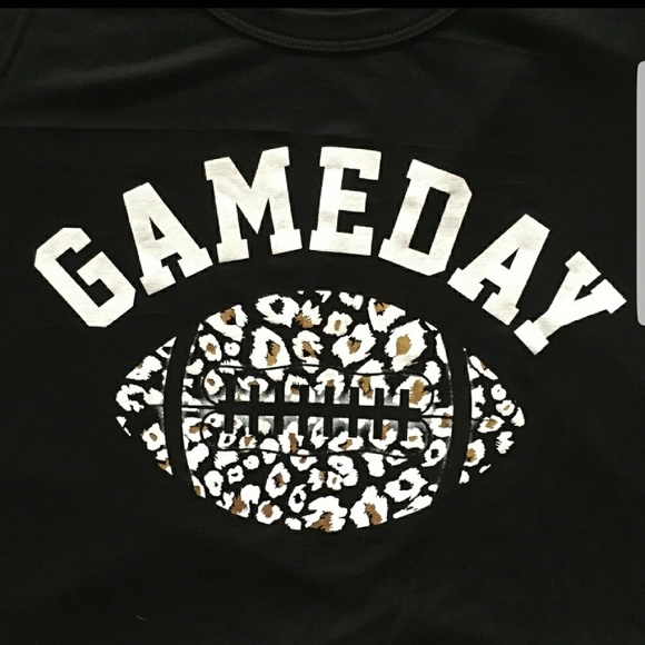 Gameday Black Leopard Tee - Picture 3 of 4