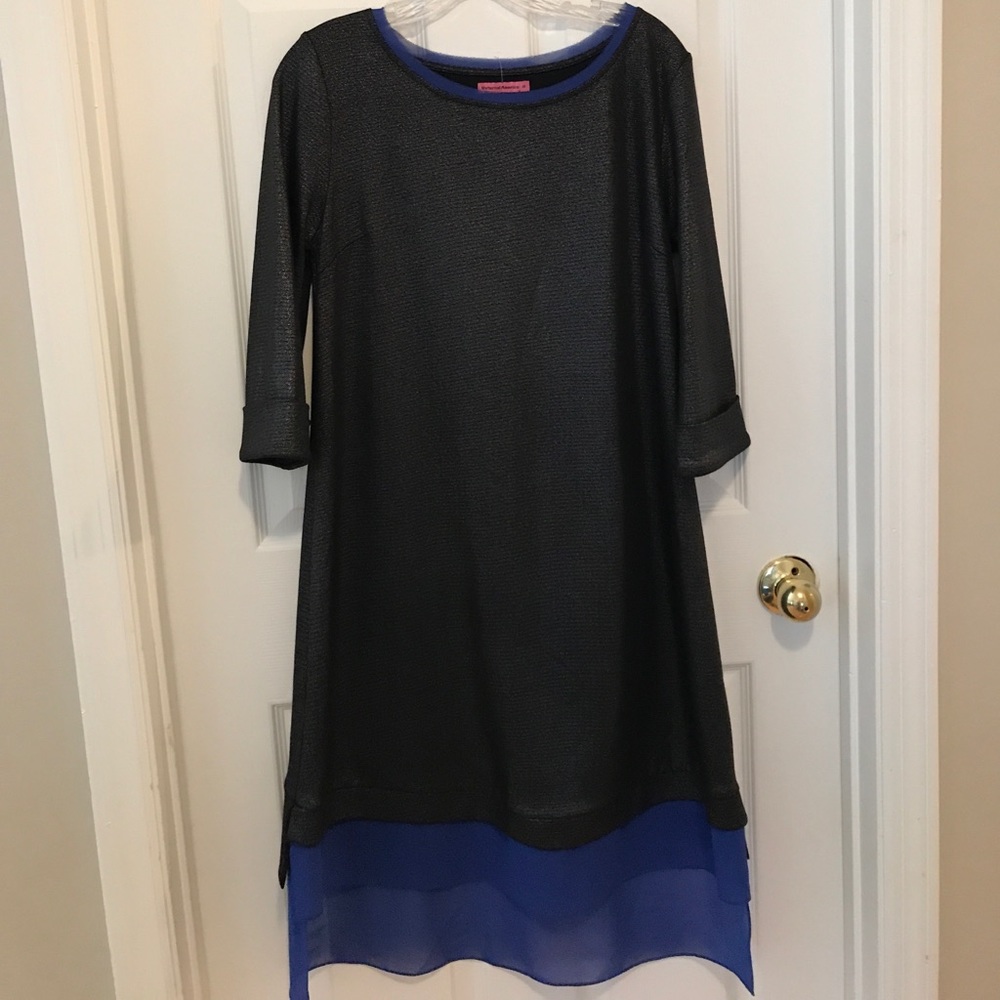 New black glitter dress