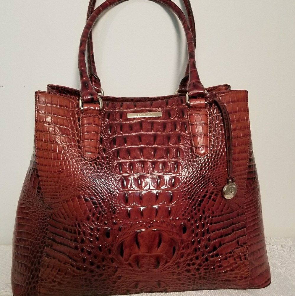 NWT Brahmin Joan Tote Melbourne in Pecan