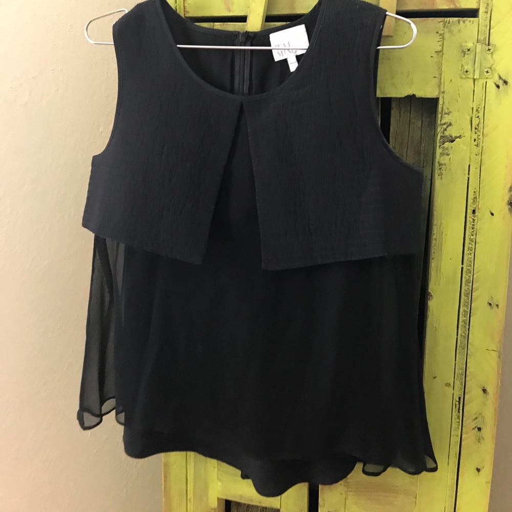 Silk and Chiffon 2 piece top Sm from Wai Ming