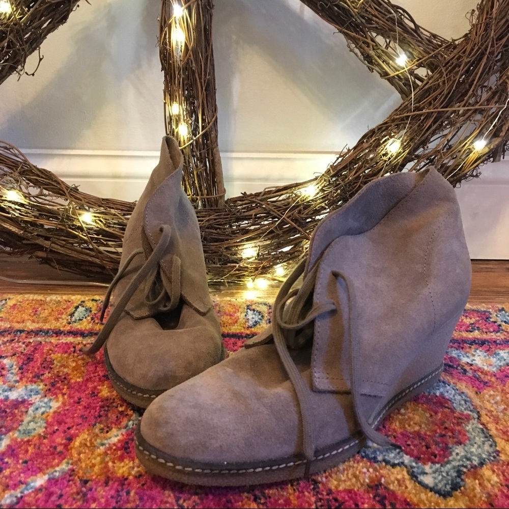 J. Crew Mcallistar wedge booties