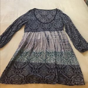 Lucy burnout floral print top