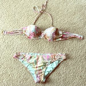 Summer Sale!!! VS mint bathing suit set!!!