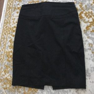 Black pencil skirt