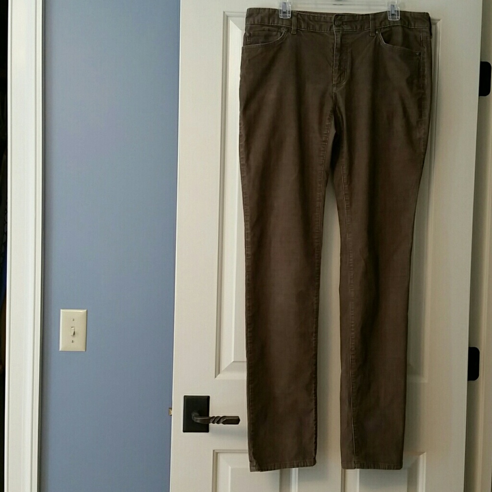 Eddie Bauer gray corduroys
