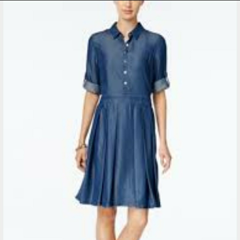 Denim dress