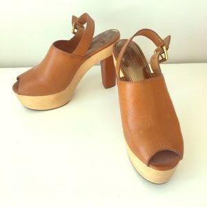 Coach platform sandal