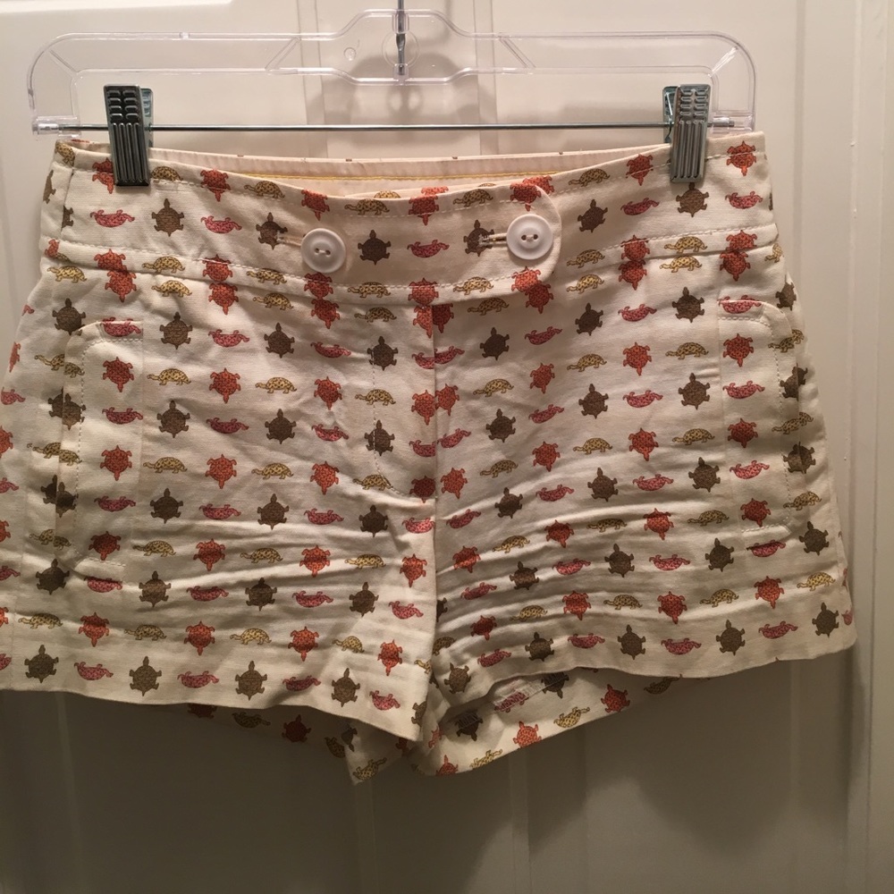 J. Crew retro turtle 3" shorts.