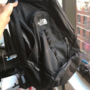 The north face black backpack