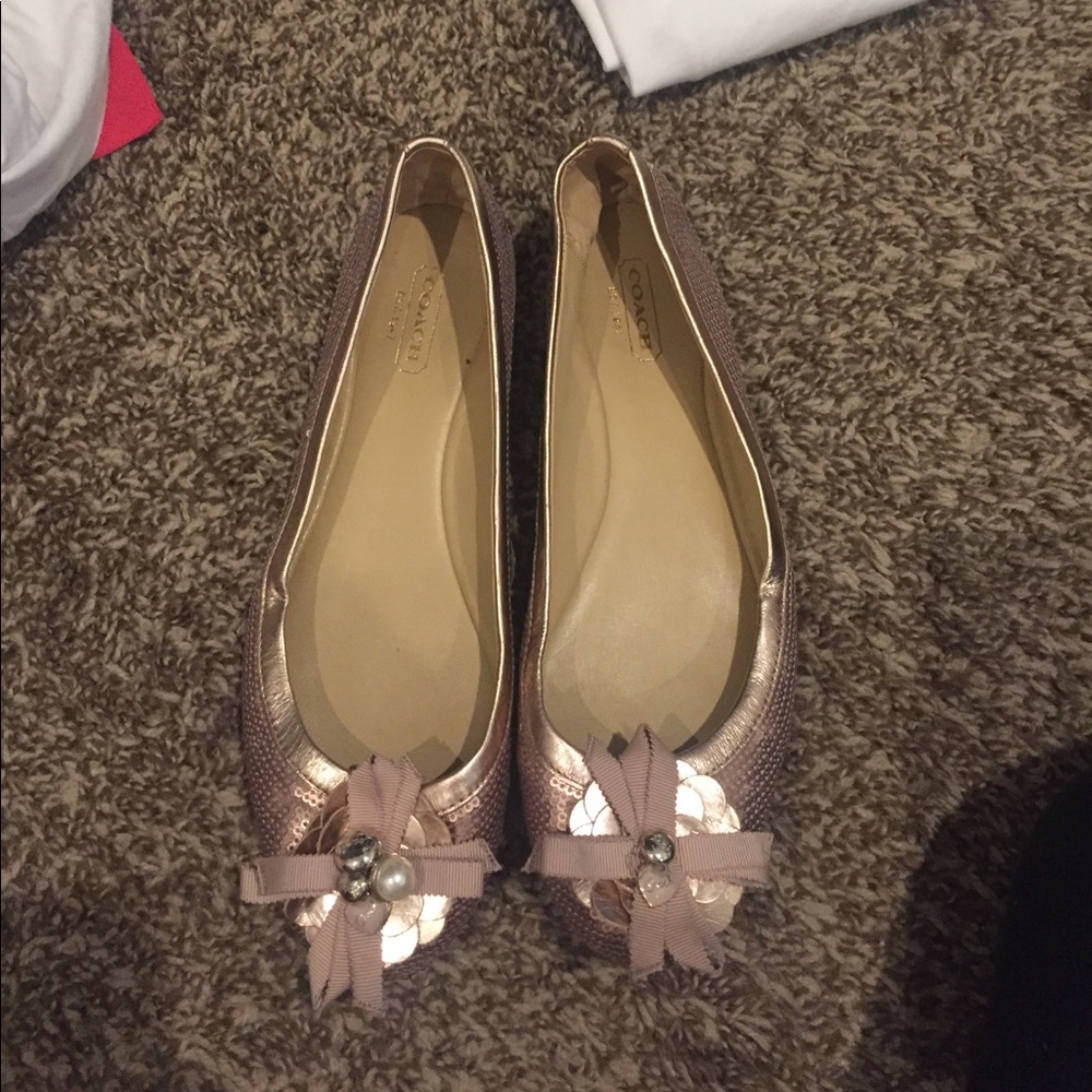 Coach ballet flats