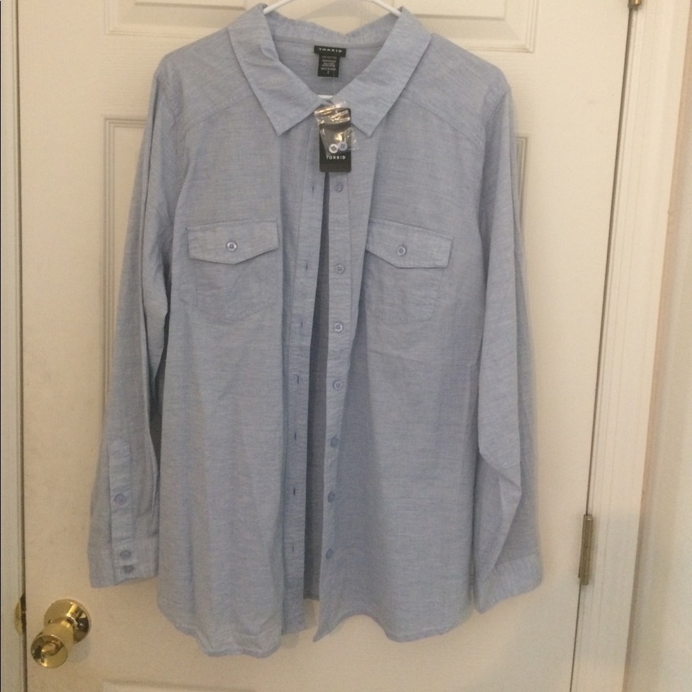 NWT torrid button down shirt. Size 2
