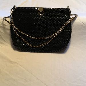BLACK MESH HANDBAG
