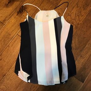 Loft Striped Tank Shell {Super Soft}