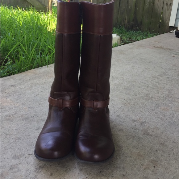 Long brown winter boots Tommy Hilfiger - Picture 2 of 6