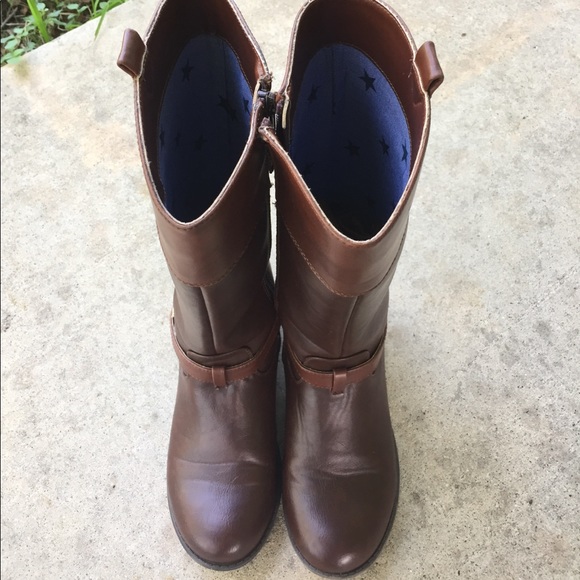 Long brown winter boots Tommy Hilfiger - Picture 4 of 6