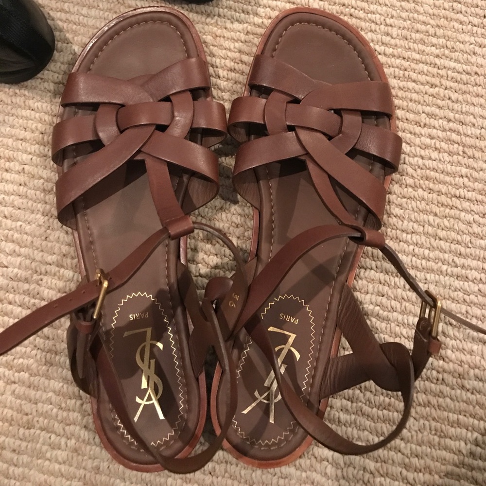 Yves Saint Laurent Brown Sandals, **RARE**