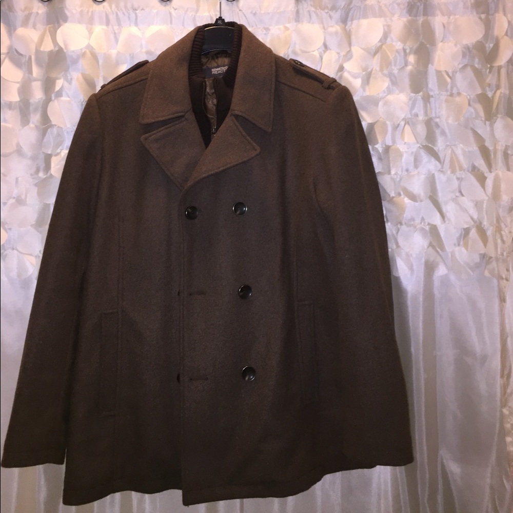 Great winter jacket with unique sweater detail!