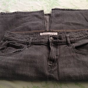 OLD NAVY BLACK WASH DENIM MINI SKIRT