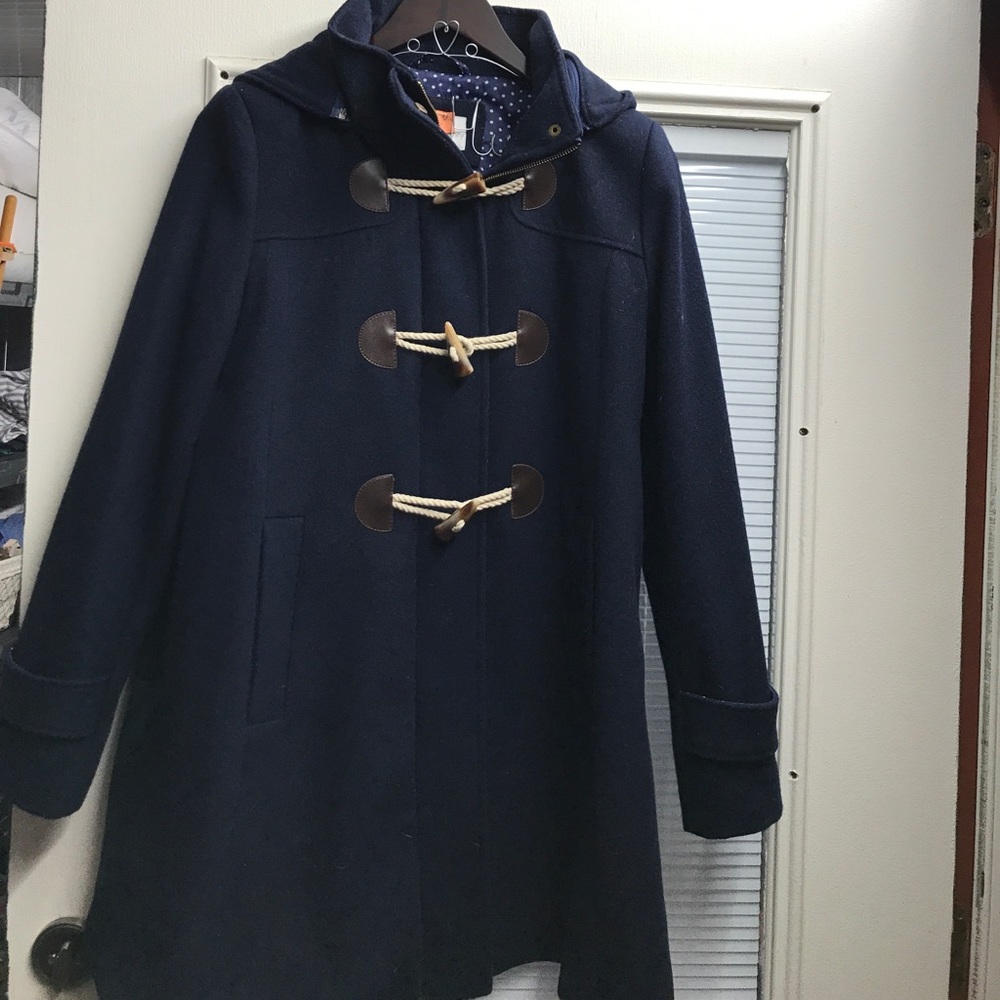 Momo Maternity Navy Coat