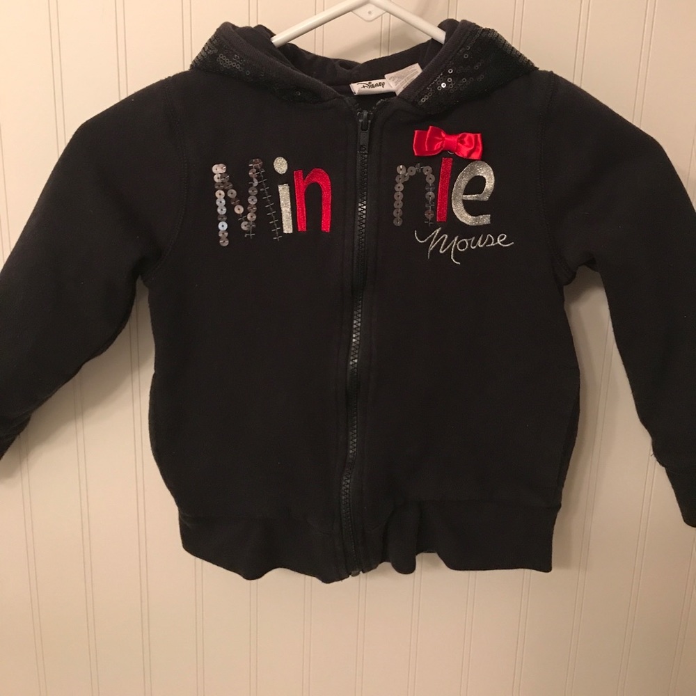 Minnie hooded thick sweatshirt size 5/6