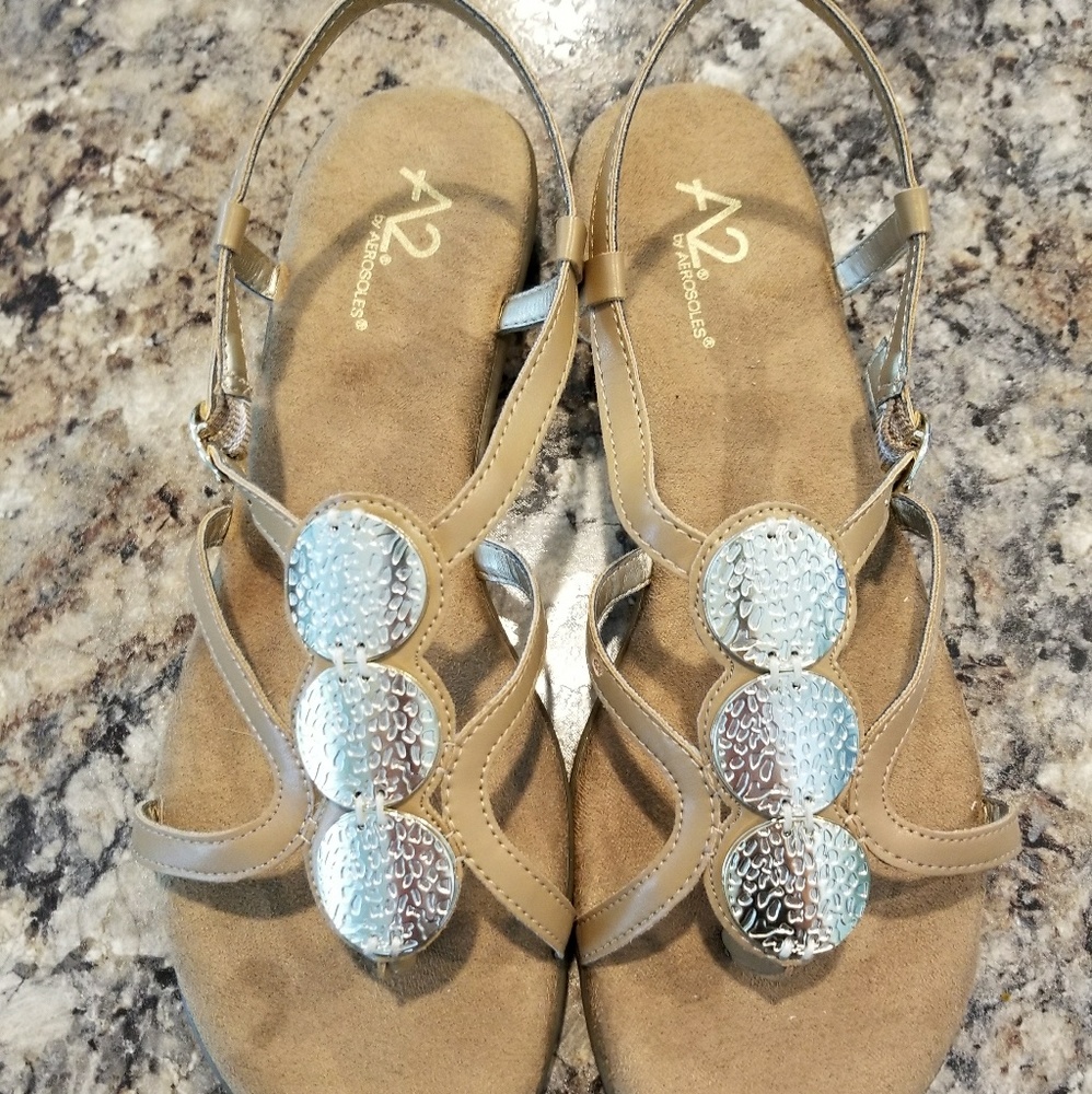 Aerosoles A2 Country Chlub Sandals 9.5 Never Worn
