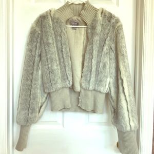 Faux fur coat