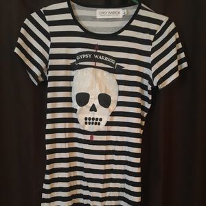 Gypsy Warrior stripe tshirt dress