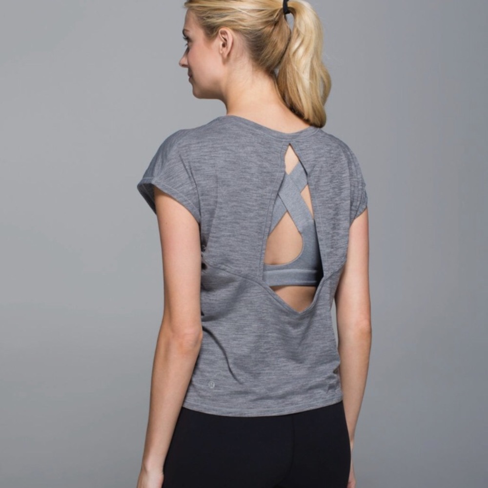 Lululemon Sweaty or Not Crop Tee