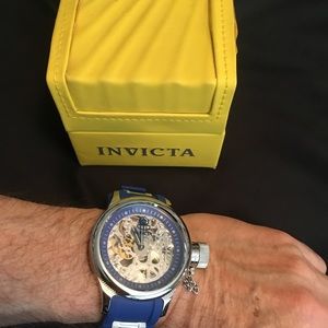 Men's Invicta Russian Diver Skeleton Watch