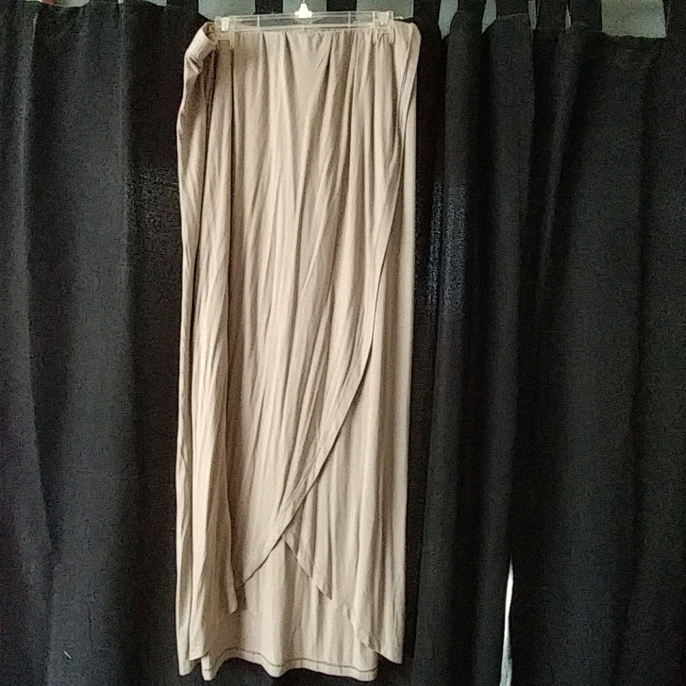 Tan maxi skirt