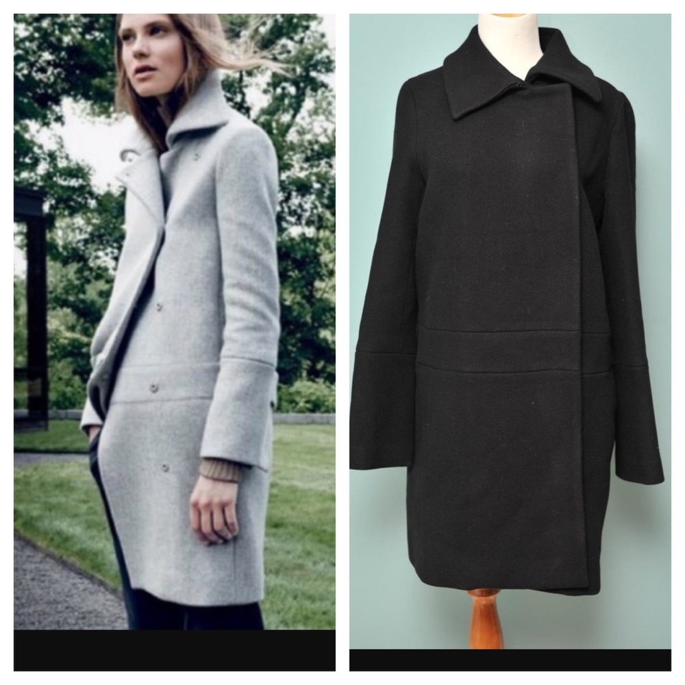 NWT J.crew stadium clothes drop waist wool coat - Picture 1 of 6