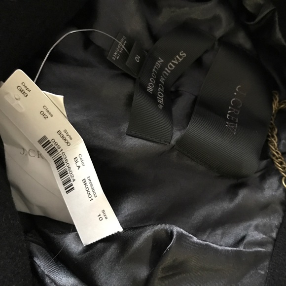 NWT J.crew stadium clothes drop waist  wool coat - Picture 6 of 6