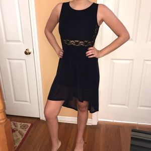 H&M Navy Cocktail Hi Lo Dress