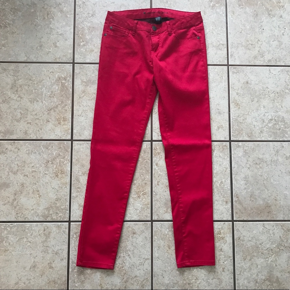 Celebrity Pink Red Skinny Pants/Jeans