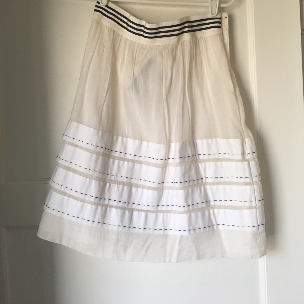 Philosophy di Alberta Ferretti white skirt