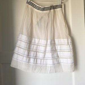 Philosophy di Alberta Ferretti white skirt