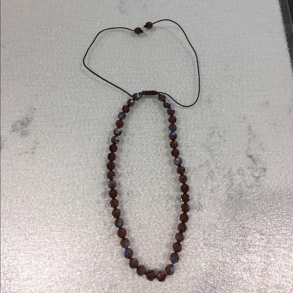 Crystal bead necklace - Picture 1 of 3