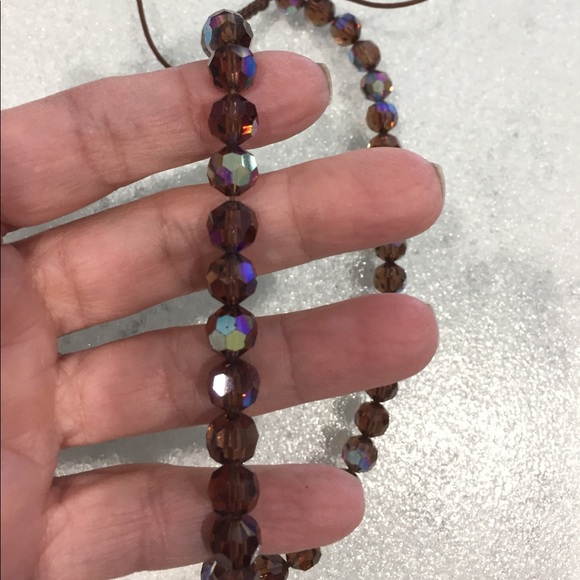 Crystal bead necklace - Picture 2 of 3