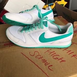 Teal And White Nikes