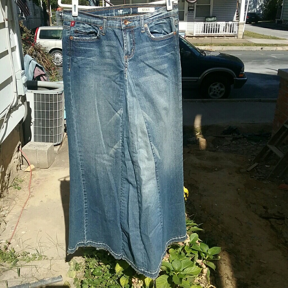 IT Jeans Company Denim Maxi Skirt