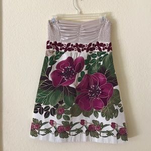 Like New Free People Cream Colored Tube Dress