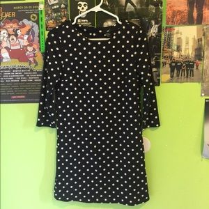 H&M Black and white polka dot dress 👗✨
