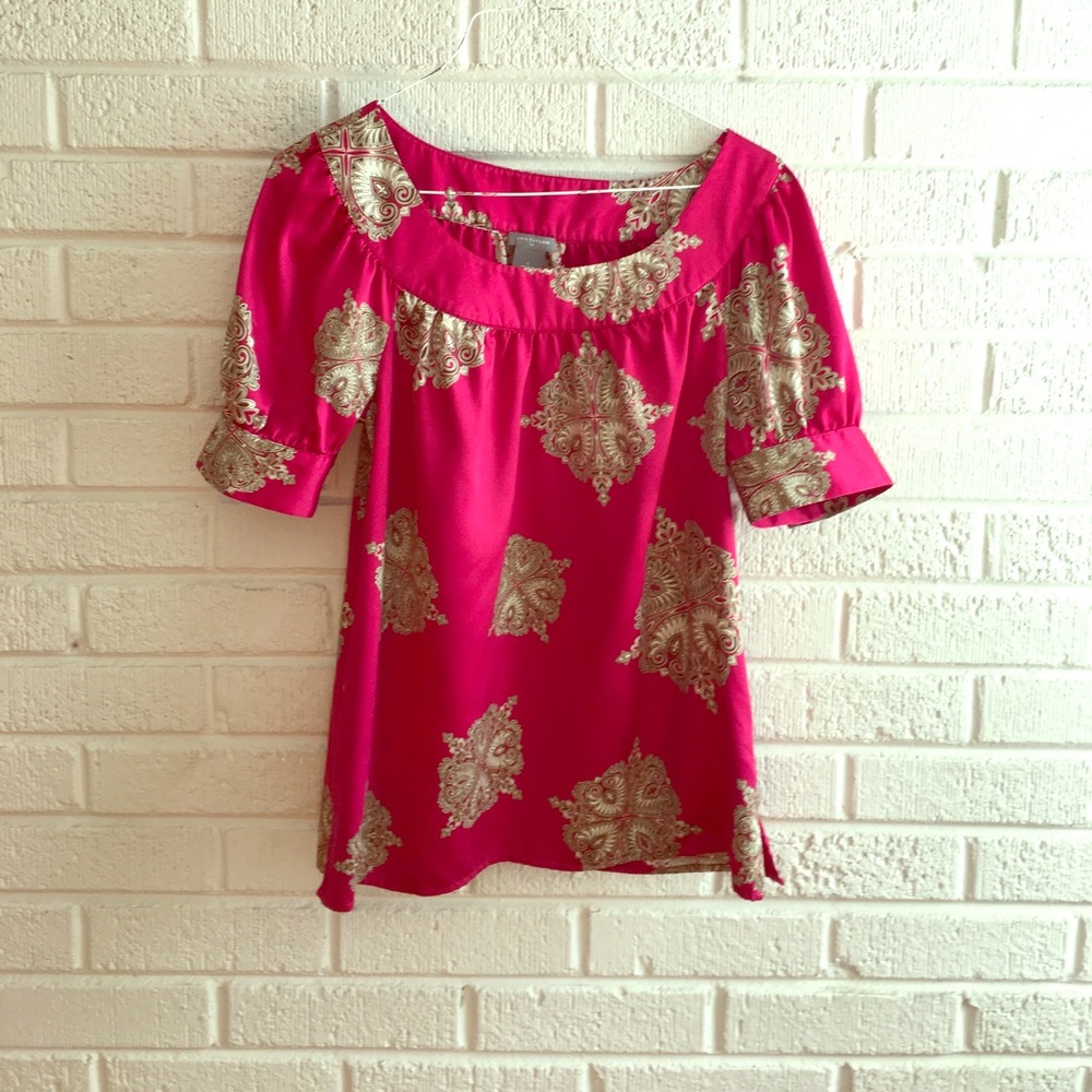 Ann Taylor Pink Top
