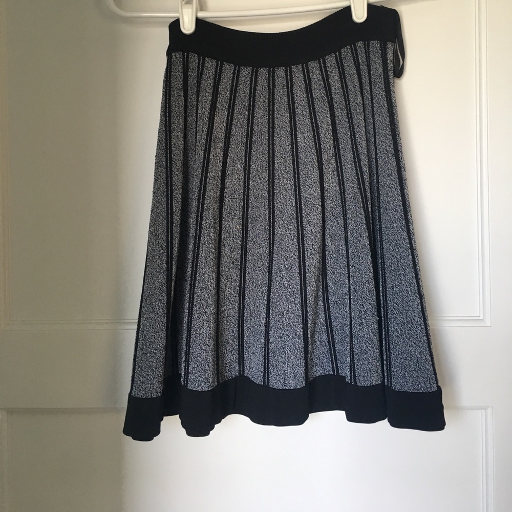 A.L.C. stretch black and white stripe skirt -Small