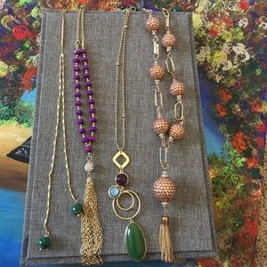 Long necklaces 4 Pack Lot