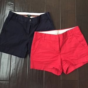 J. Crew shorts.  Bundle of two.